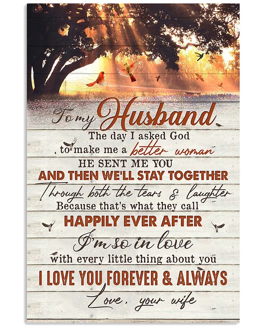 Perfect Gifts For Husband - To My Husband Poster-A Loves Gift
