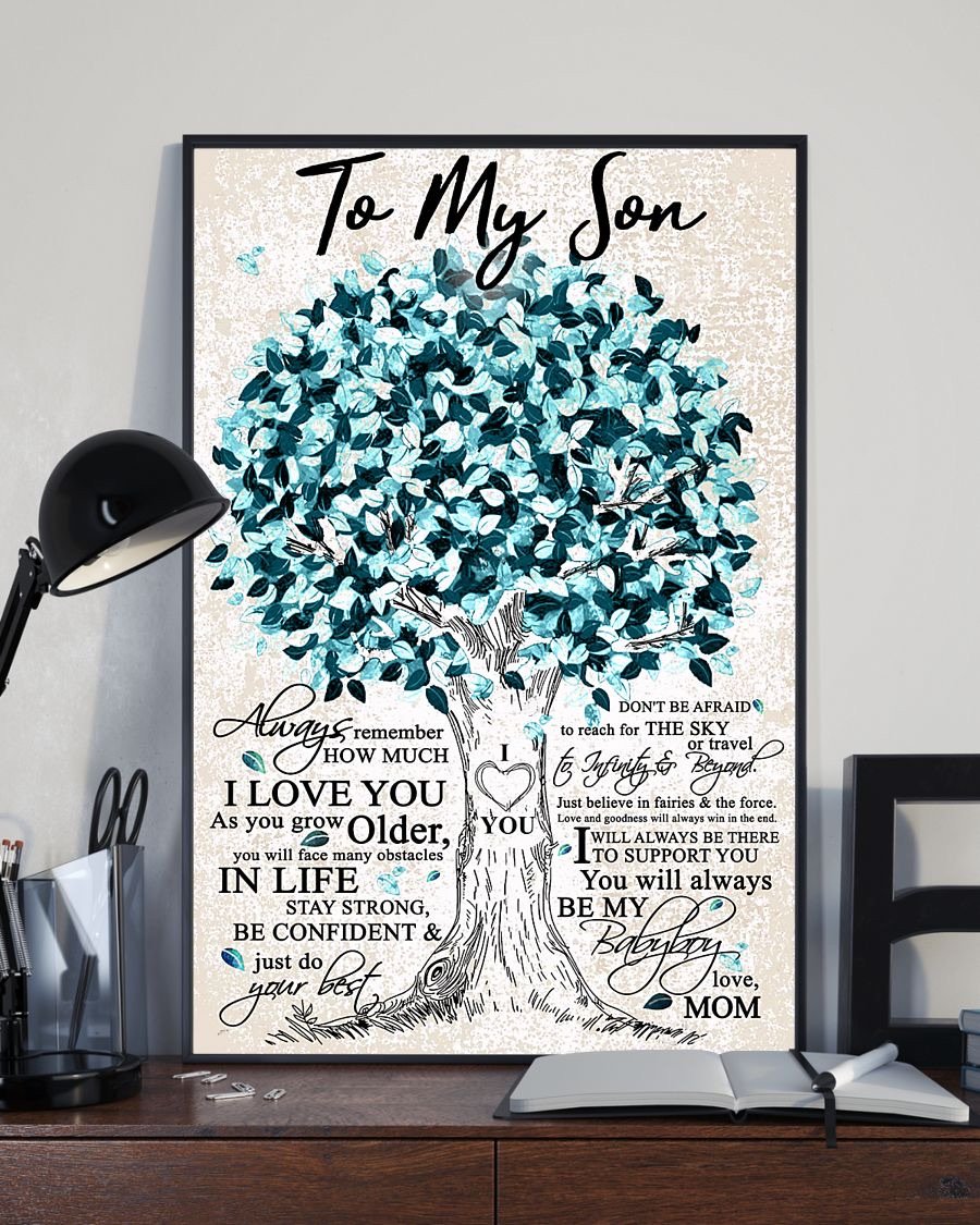 To My Son Poster - Great Gifts For Your Son-A Loves Gift