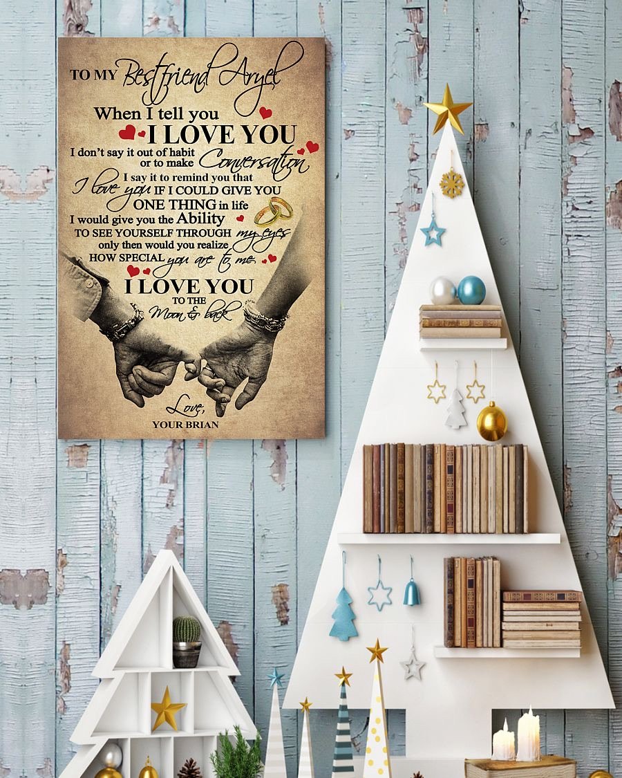 Perfect Gifts For Husband - To My Husband Poster-A Loves Gift