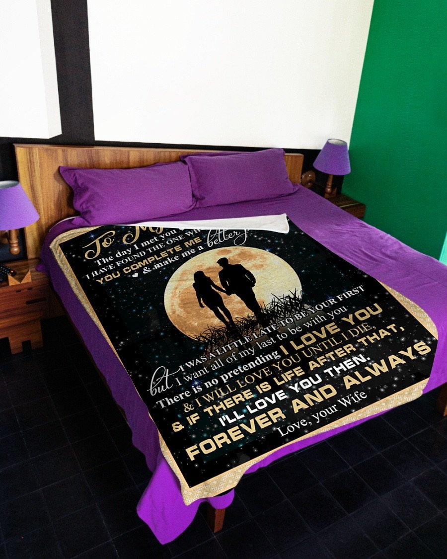 Fleece Blanket - To My Husband Fleece Blanket-A Loves Gift