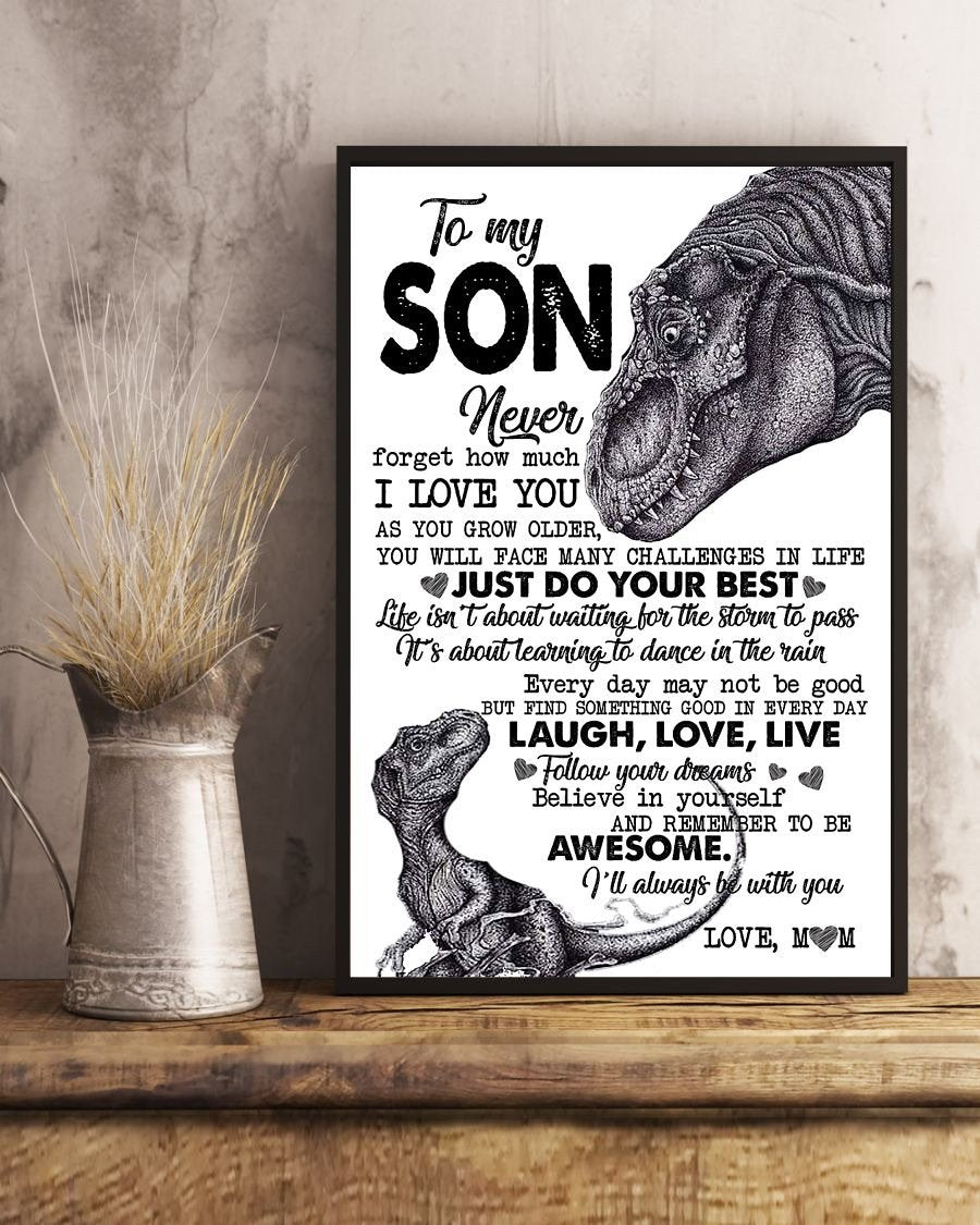 To My Son Poster - Great Gifts For Your Son-A Loves Gift