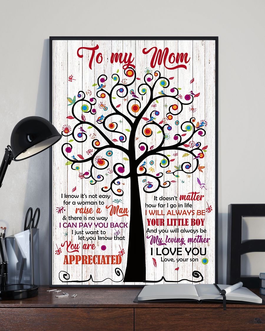To My Mom Poster-A Loves Gift