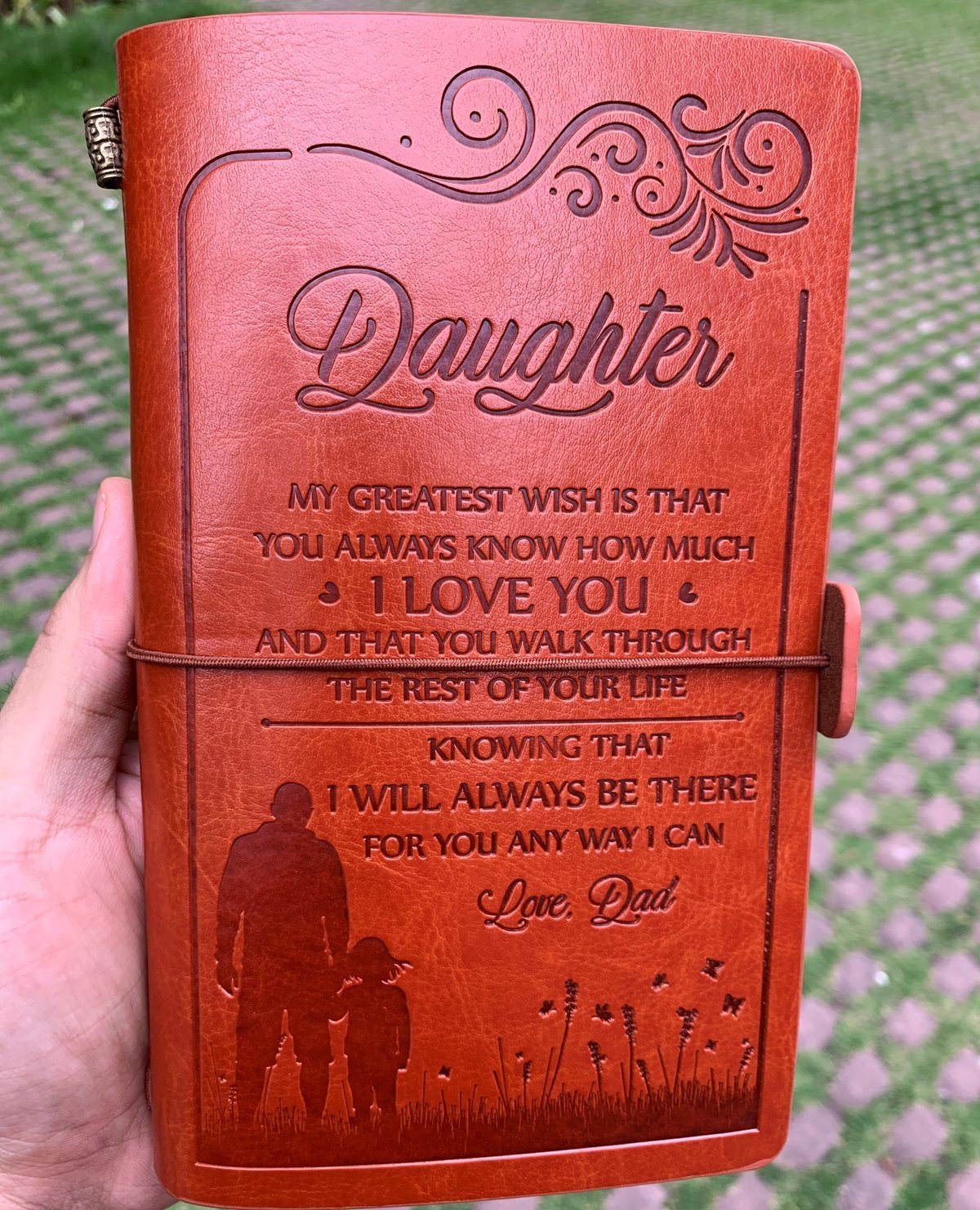 To My Daughter - Vintage Journal Notebook-A Loves Gift
