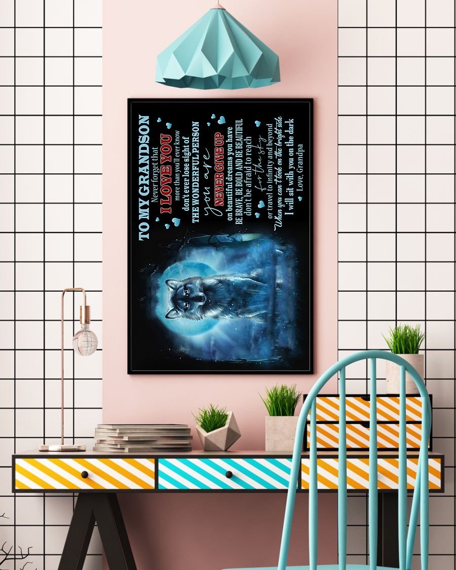 To My Grandson Poster-A Loves Gift