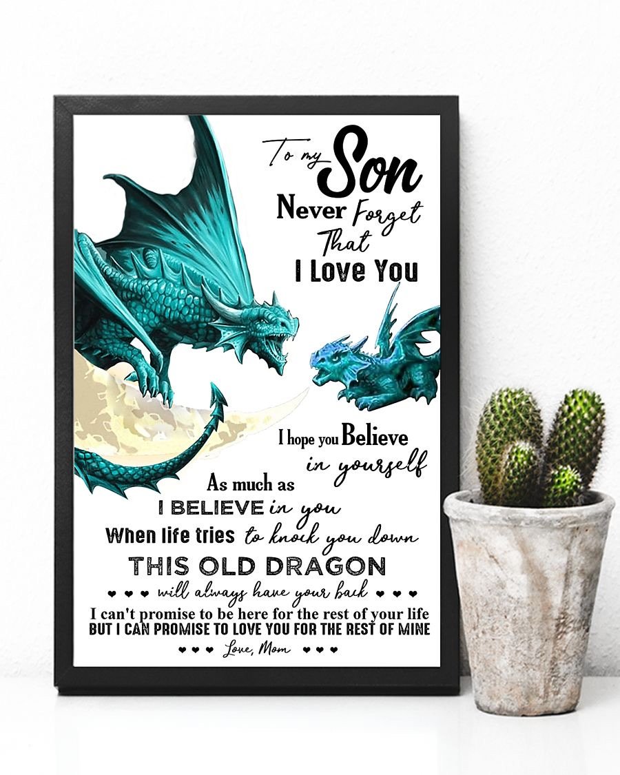 To My Son Poster - Great Gifts For Your Son-A Loves Gift