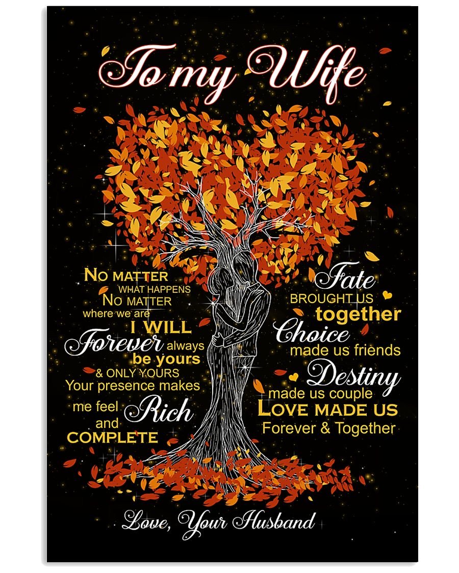 Perfect Gifts For Wife - To My Wife  Poster-A Loves Gift