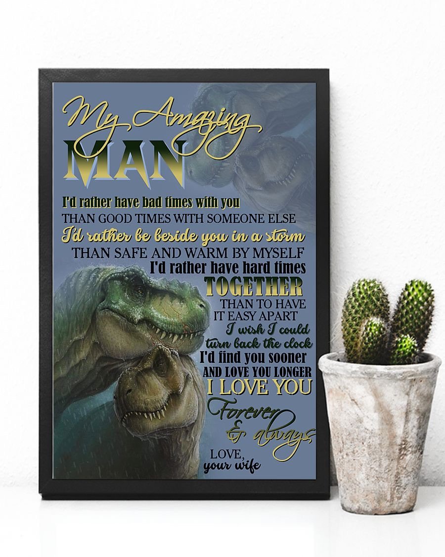 Perfect Gifts For Husband - To My Husband Poster-A Loves Gift