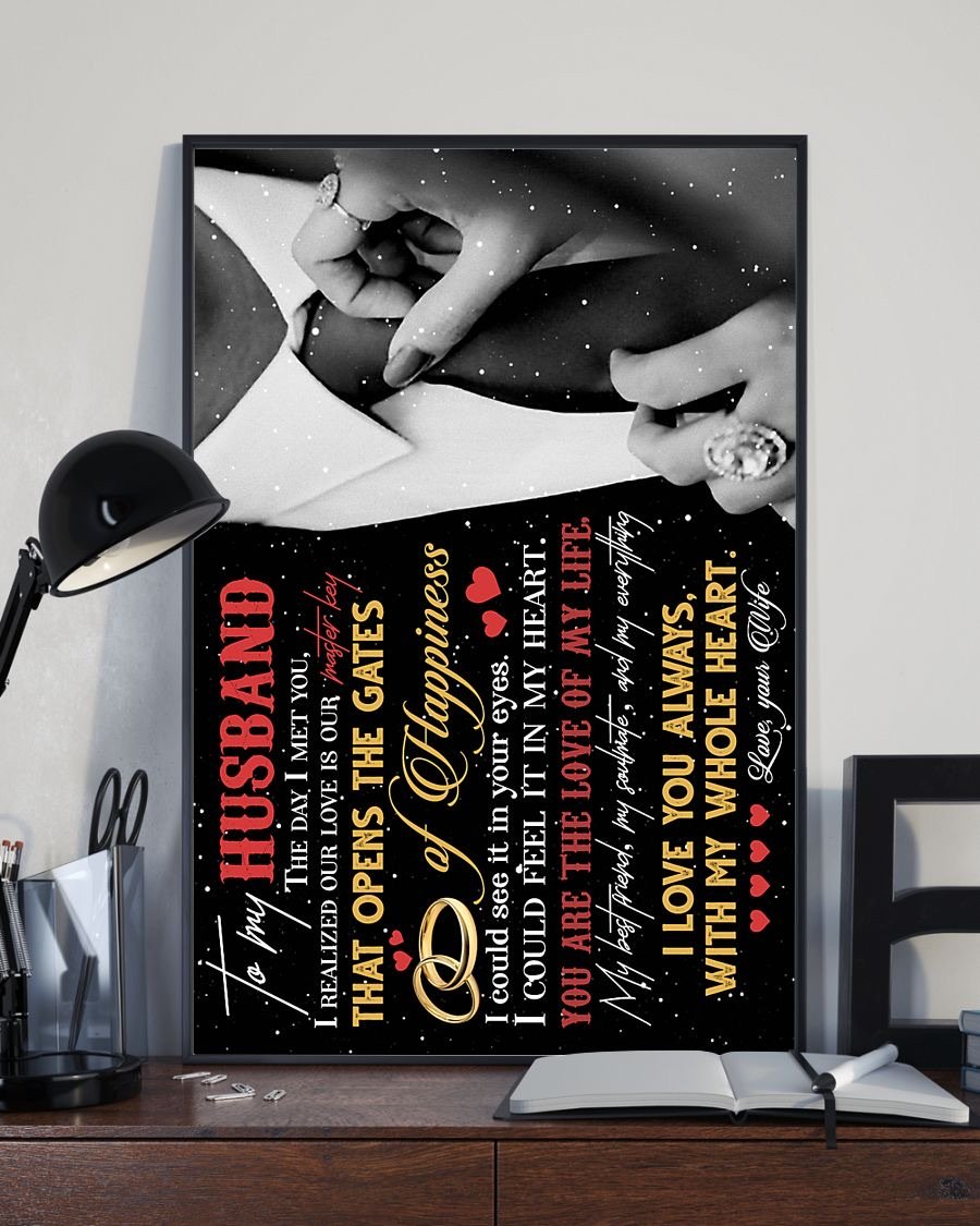 Perfect Gifts For Husband - To My Husband Poster-A Loves Gift