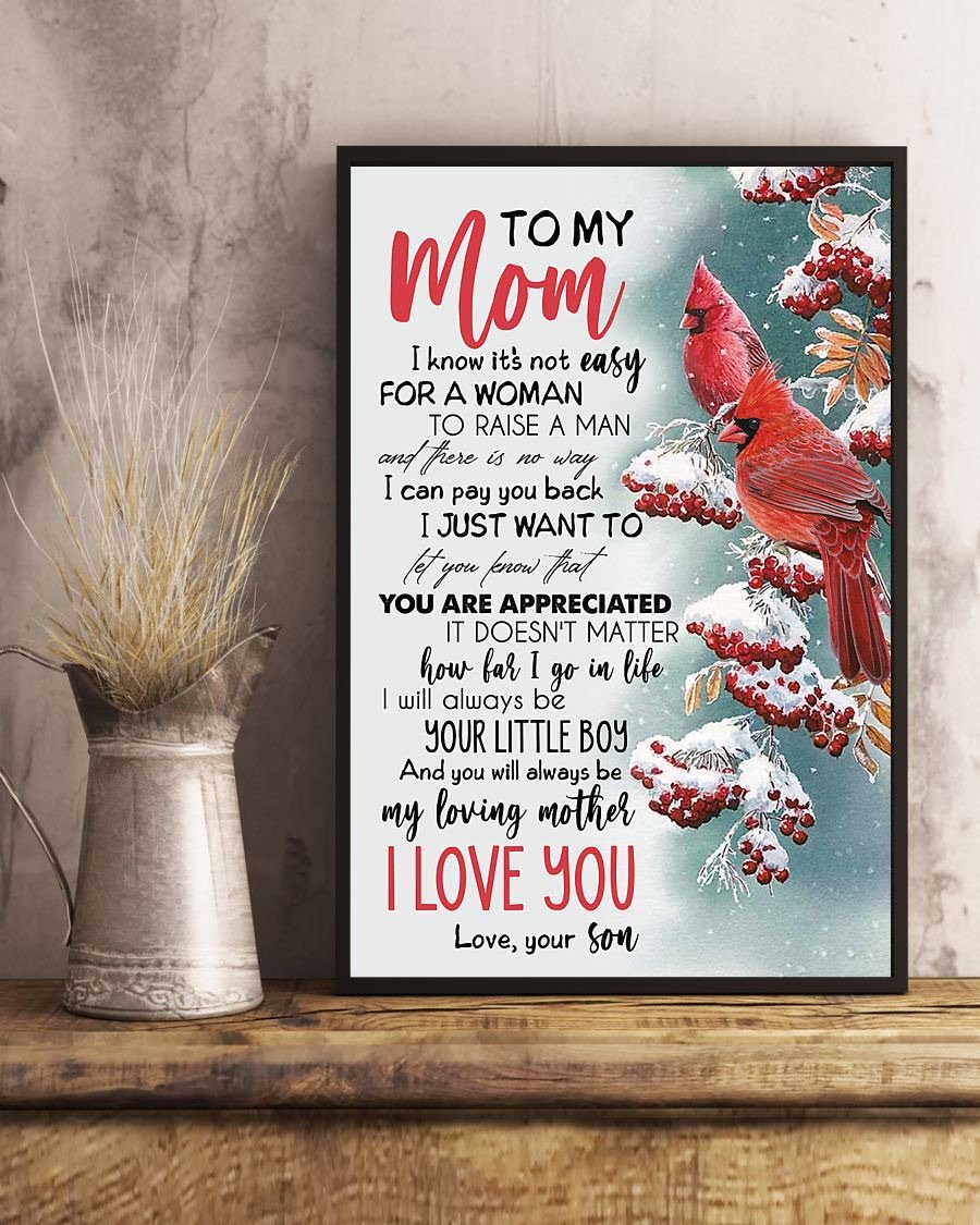 To My Mom Poster-A Loves Gift