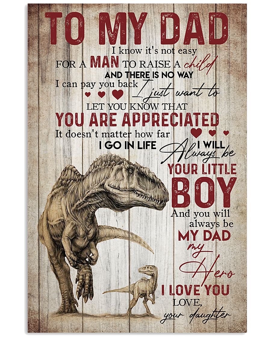To My Dad Poster-A Loves Gift