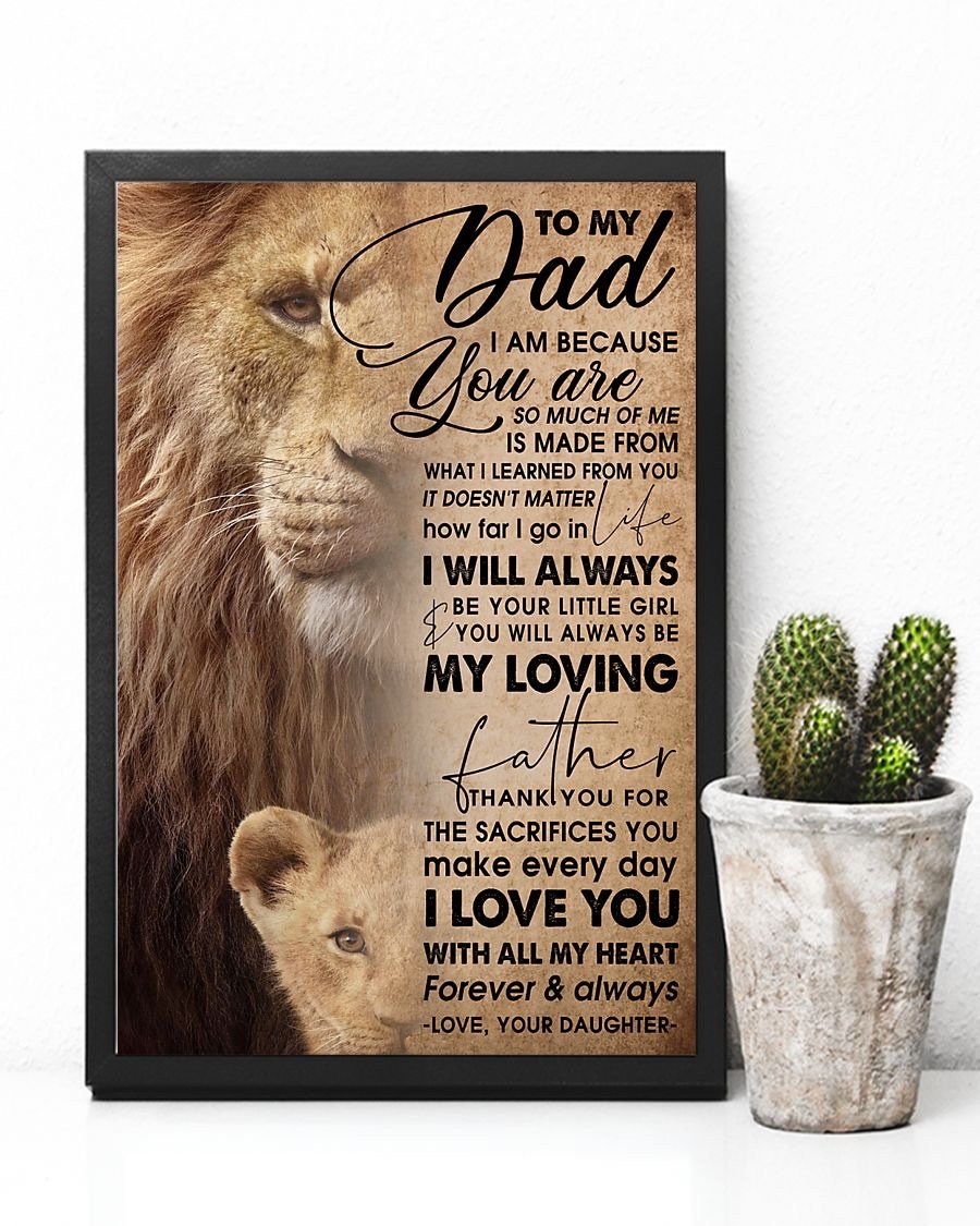 To My Dad Poster-A Loves Gift