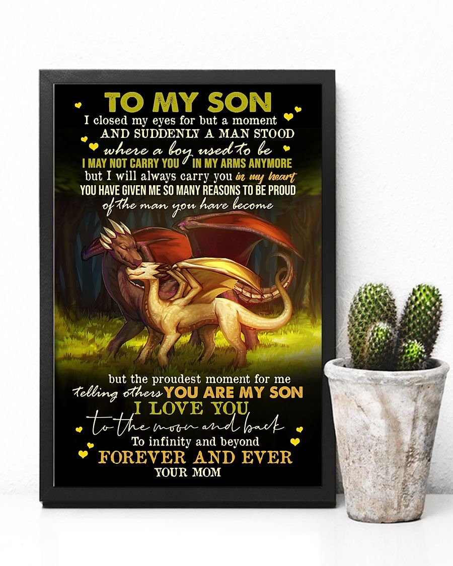 To My Son Poster - Great Gifts For Your Son-A Loves Gift