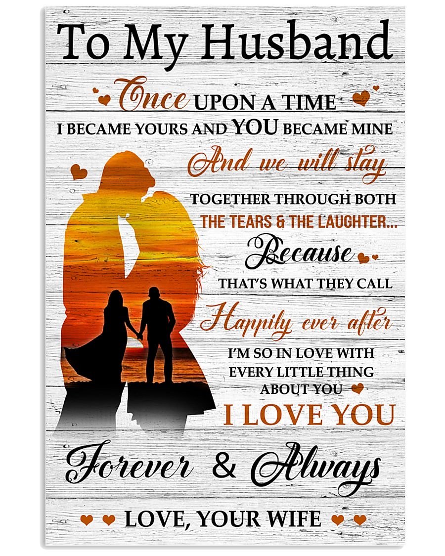 Perfect Gifts For Husband - To My Husband Poster-A Loves Gift