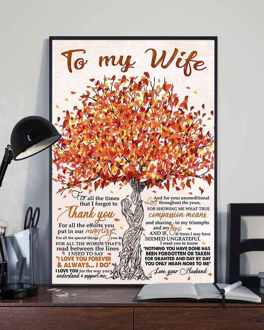 Perfect Gifts For Wife - To My Wife  Poster-A Loves Gift