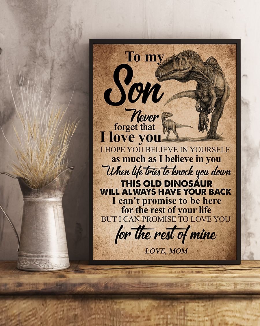 To My Son Poster - Great Gifts For Your Son-A Loves Gift