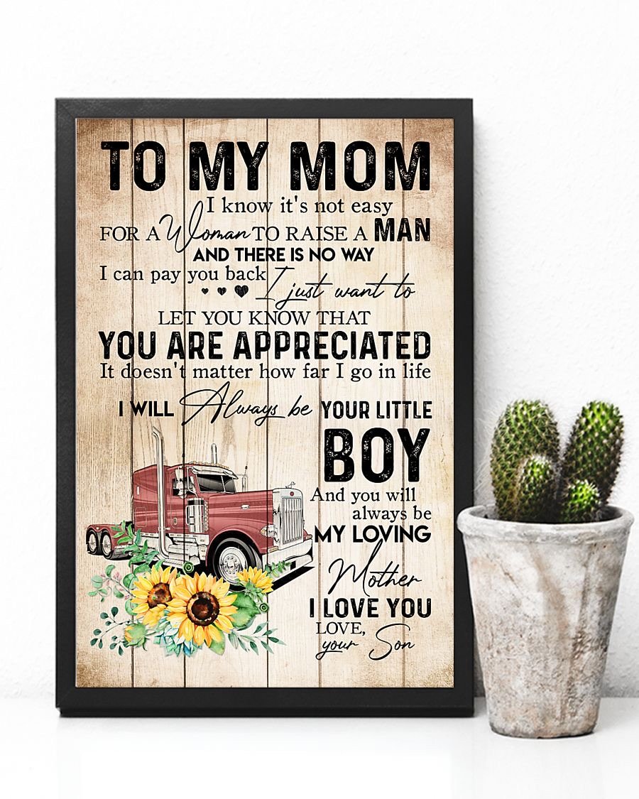 To My Mom Poster-A Loves Gift