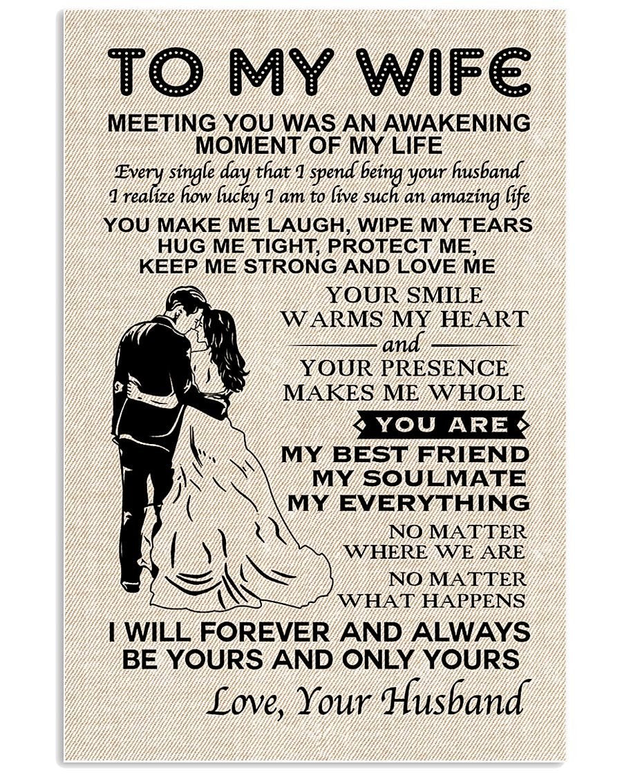 Perfect Gifts For Wife - To My Wife  Poster-A Loves Gift