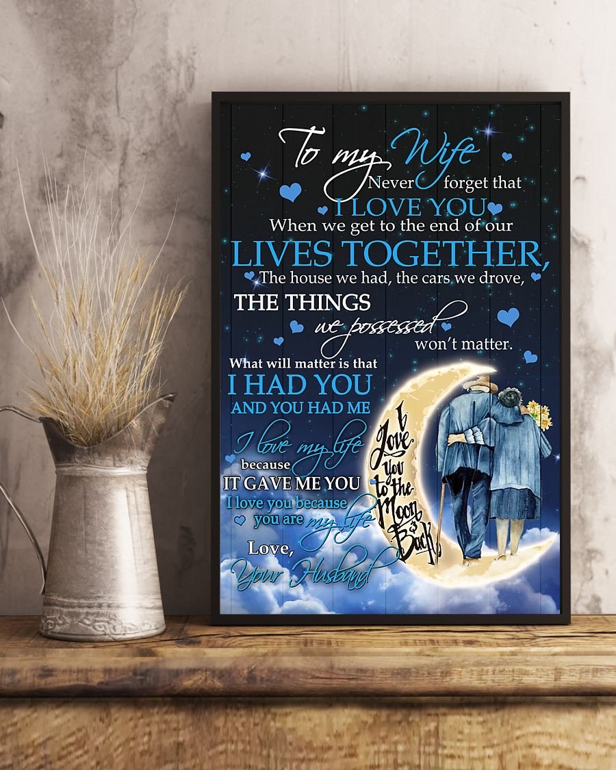 Perfect Gifts For Wife - To My Wife  Poster-A Loves Gift