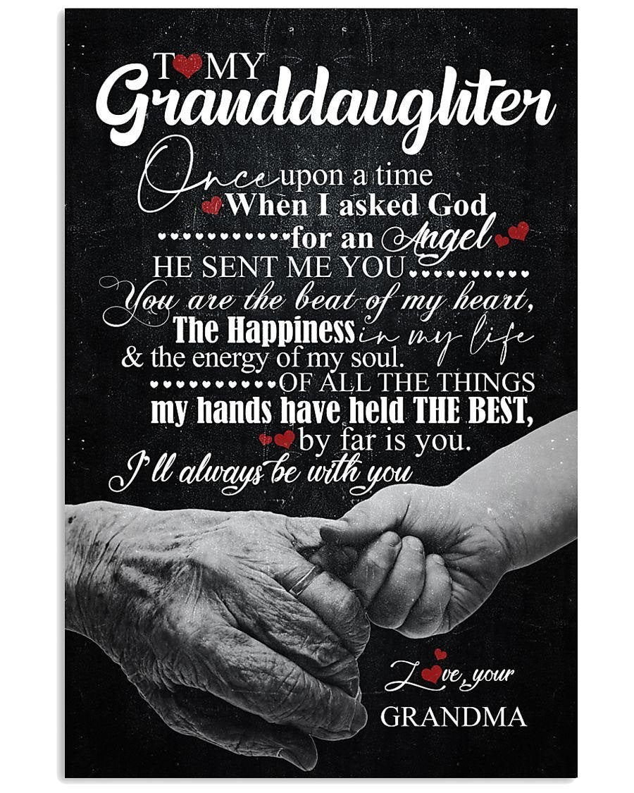 To My Granddaughter Poster-A Loves Gift