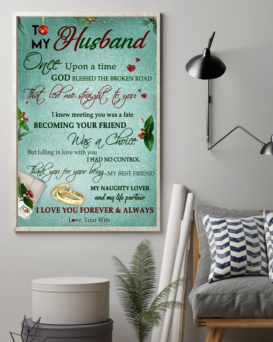Perfect Gifts For Husband - To My Husband Poster-A Loves Gift