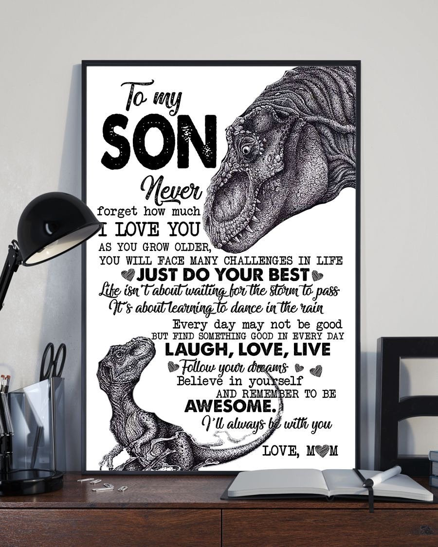 To My Son Poster - Great Gifts For Your Son-A Loves Gift