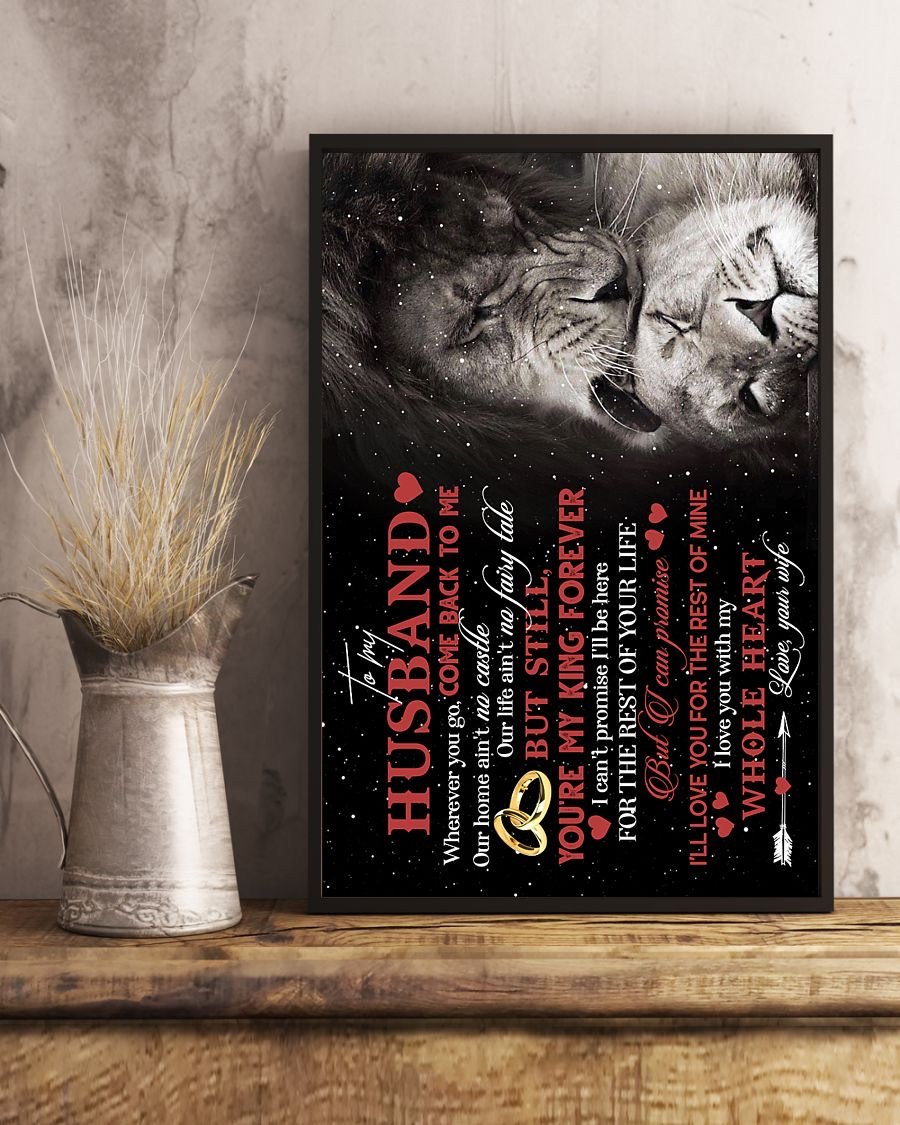 Perfect Gifts For Husband - To My Husband Poster-A Loves Gift