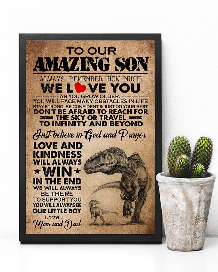To My Son Poster - Great Gifts For Your Son-A Loves Gift