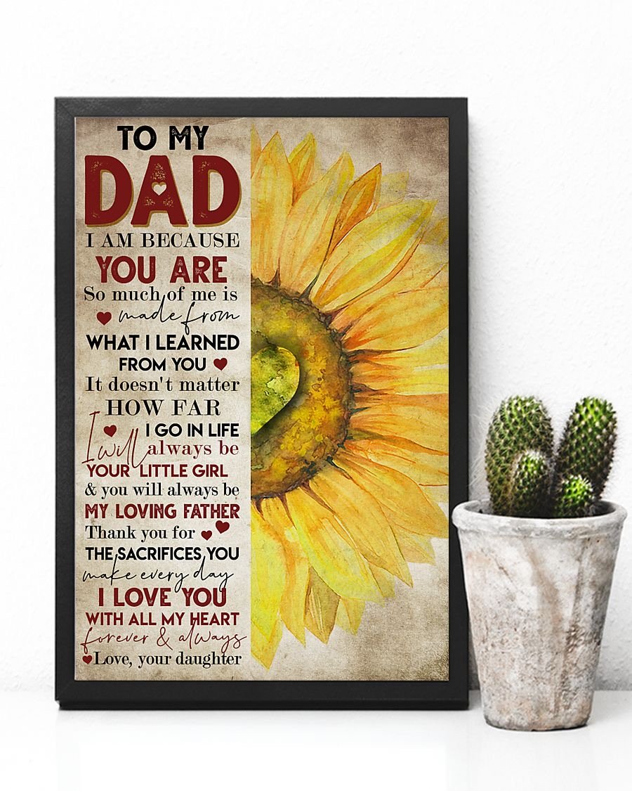 To My Dad Poster-A Loves Gift