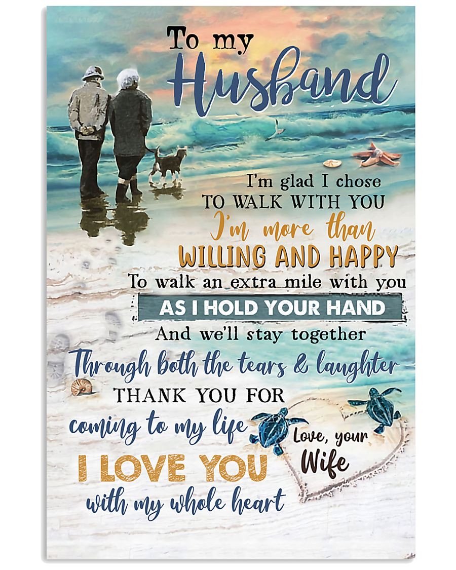 Perfect Gifts For Husband - To My Husband Poster-A Loves Gift