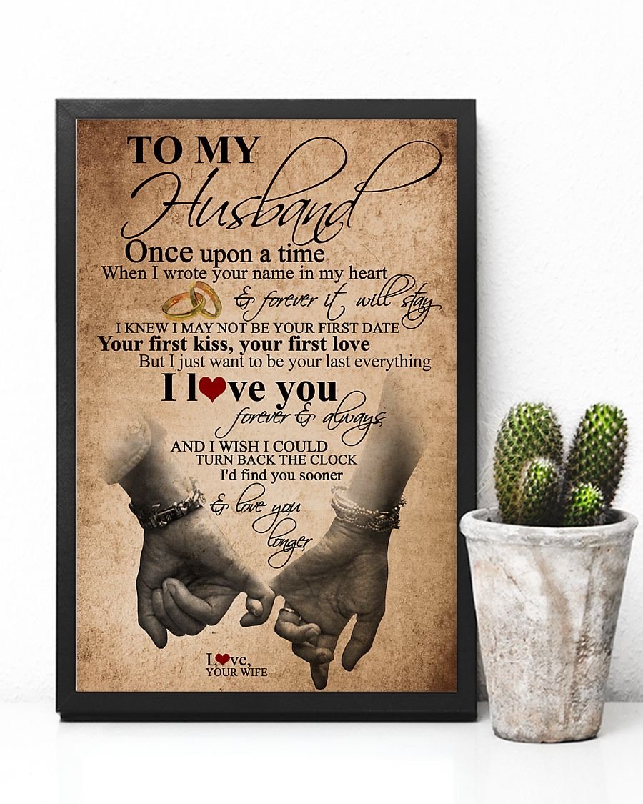 Perfect Gifts For Husband - To My Husband Poster-A Loves Gift