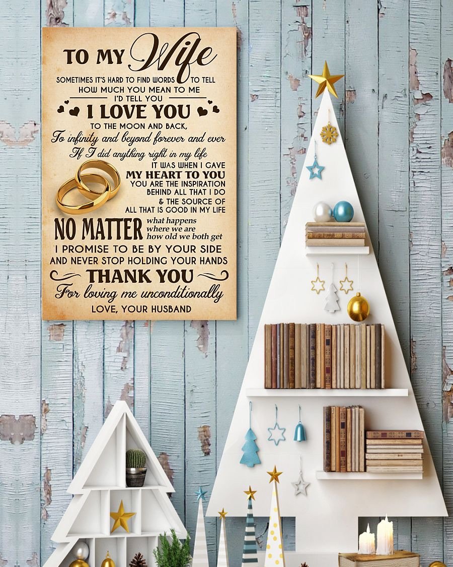 Perfect Gifts For Wife - To My Wife  Poster-A Loves Gift