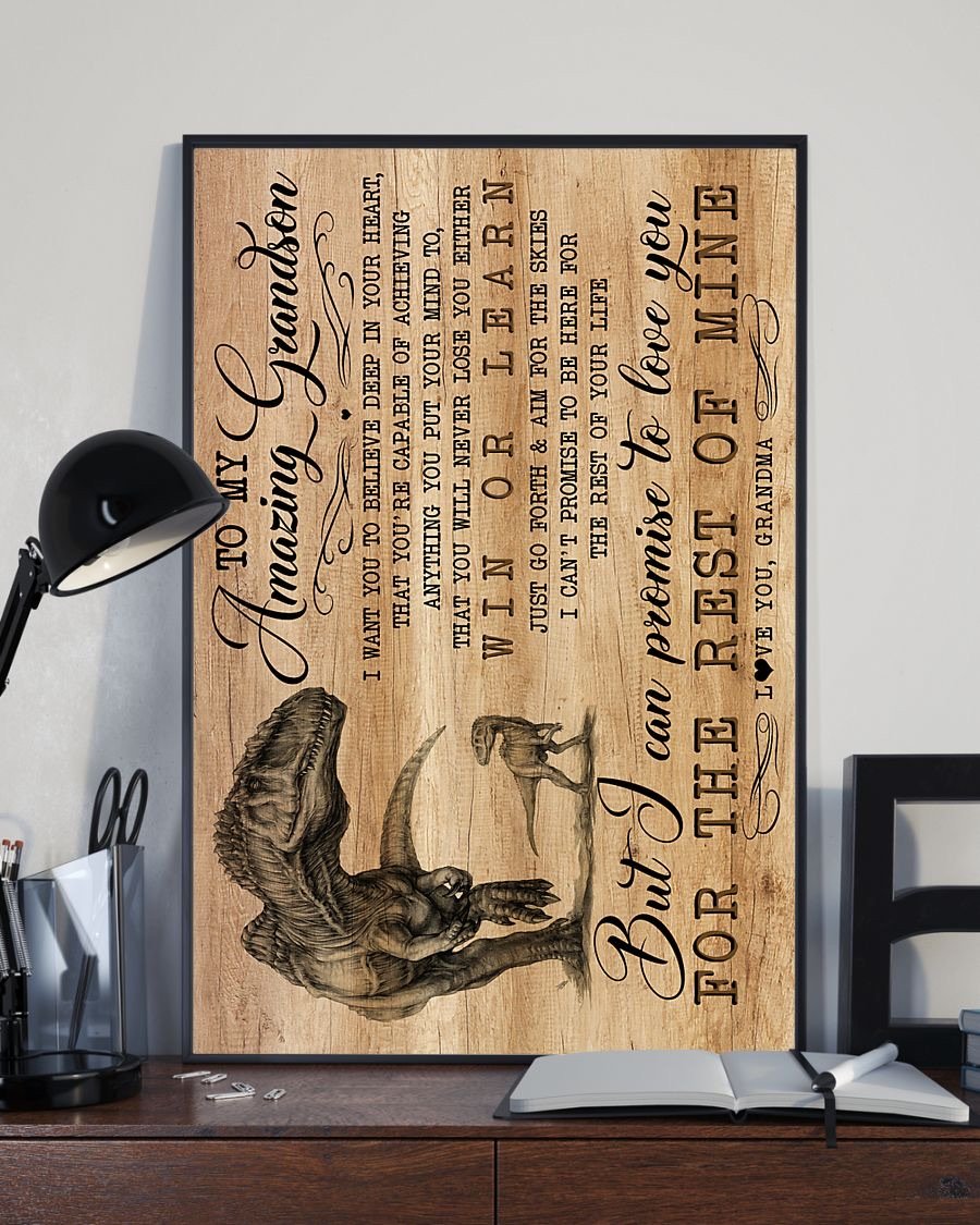 To My Grandson Poster-A Loves Gift
