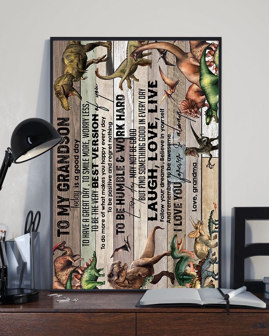 To My Grandson Poster-A Loves Gift