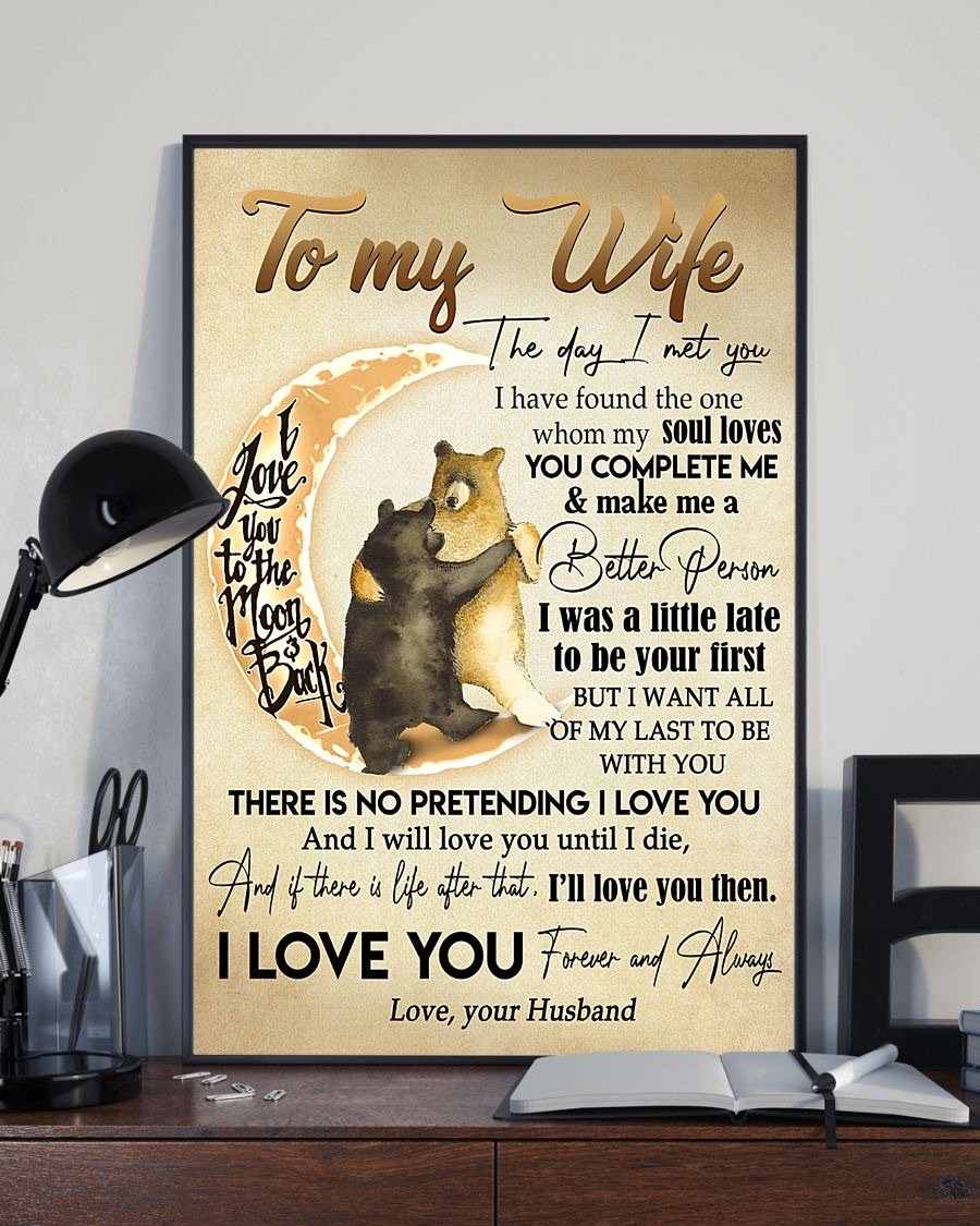 Perfect Gifts For Wife - To My Wife  Poster-A Loves Gift