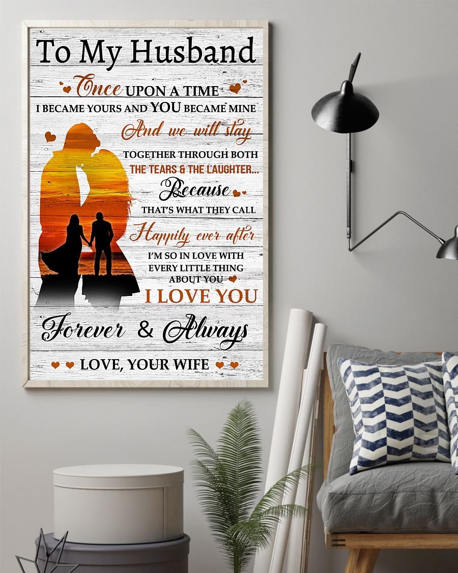 Perfect Gifts For Husband - To My Husband Poster-A Loves Gift