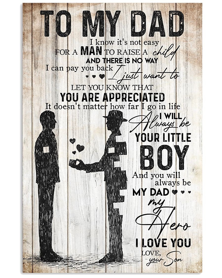 To My Dad Poster-A Loves Gift