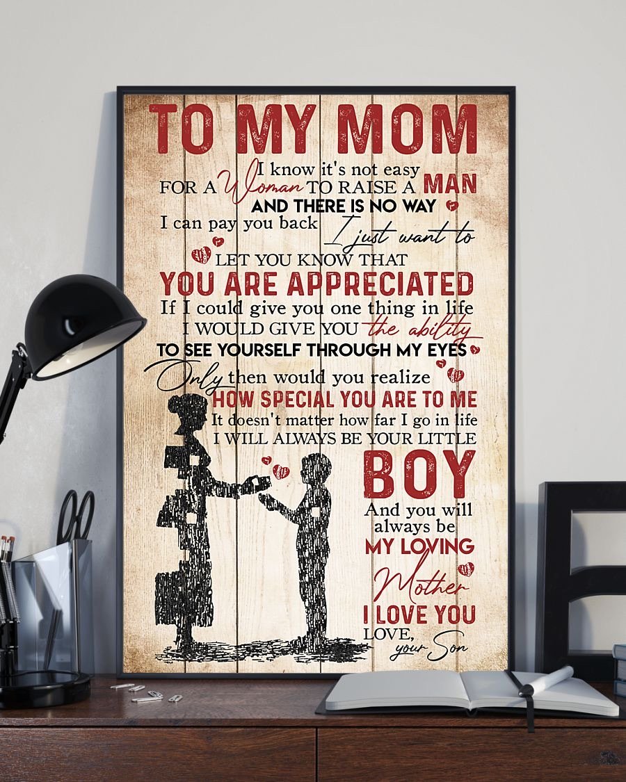 To My Mom Poster-A Loves Gift