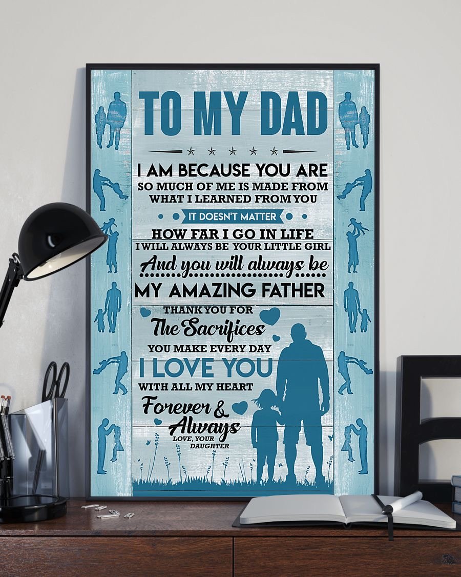 To My Dad Poster-A Loves Gift