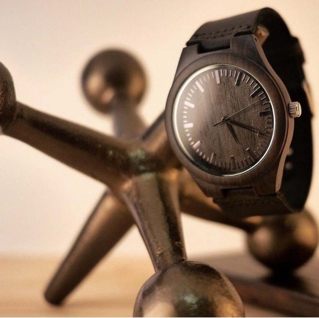 TO MY DAD- ENGRAVED WOODEN WATCH-A Loves Gift