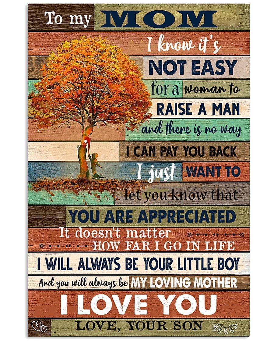 To My Mom Poster-A Loves Gift