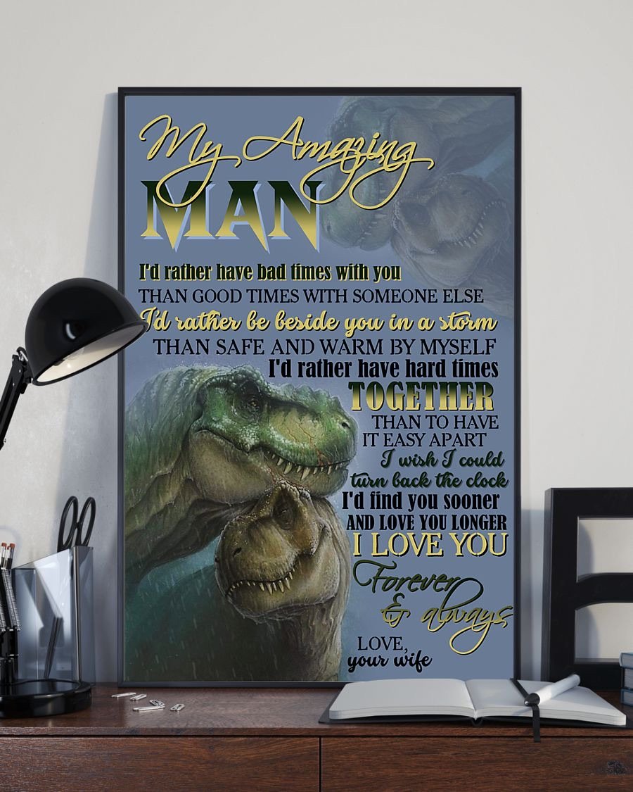 Perfect Gifts For Husband - To My Husband Poster-A Loves Gift