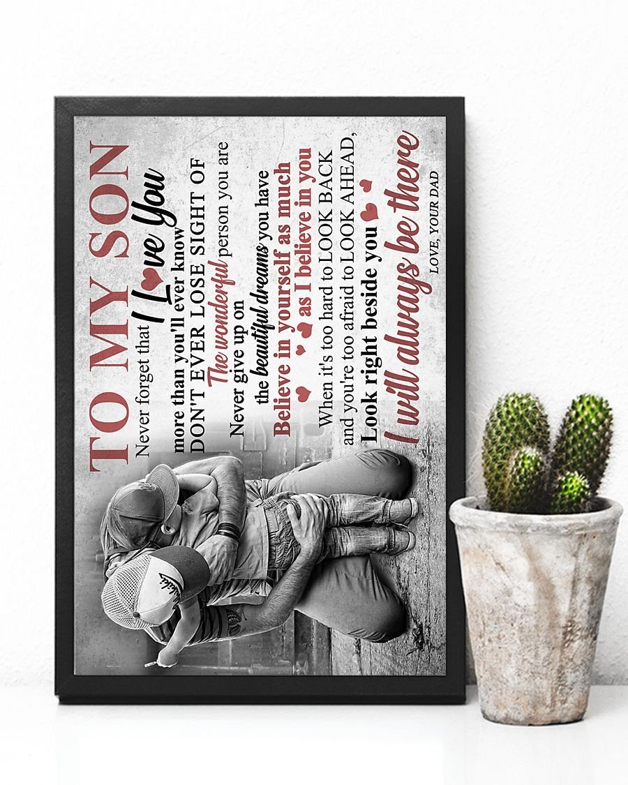 To My Son Poster - Great Gifts For Your Son-A Loves Gift