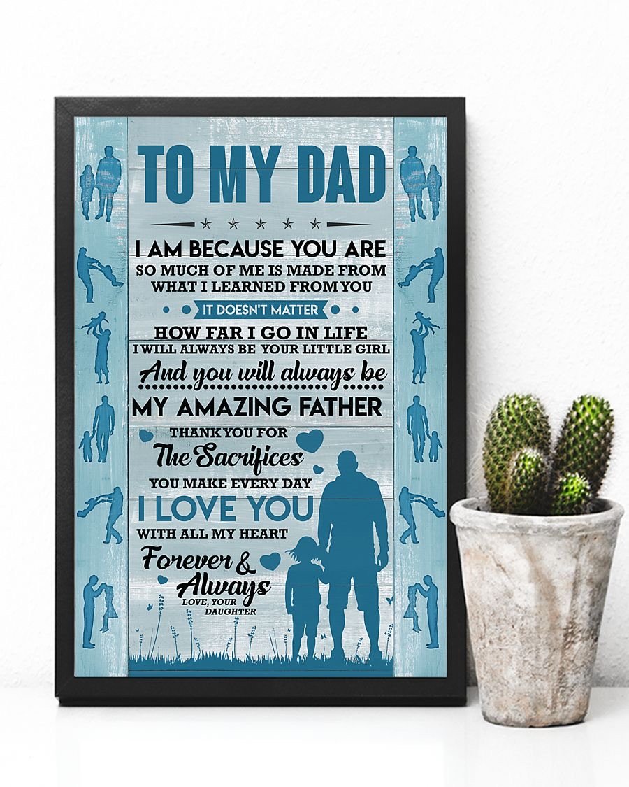 To My Dad Poster-A Loves Gift