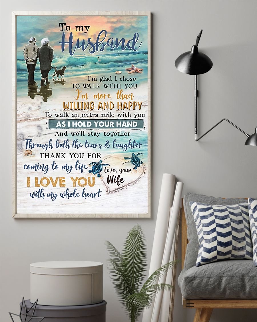 Perfect Gifts For Husband - To My Husband Poster-A Loves Gift