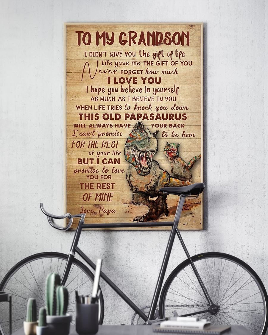 To My Grandson Poster-A Loves Gift
