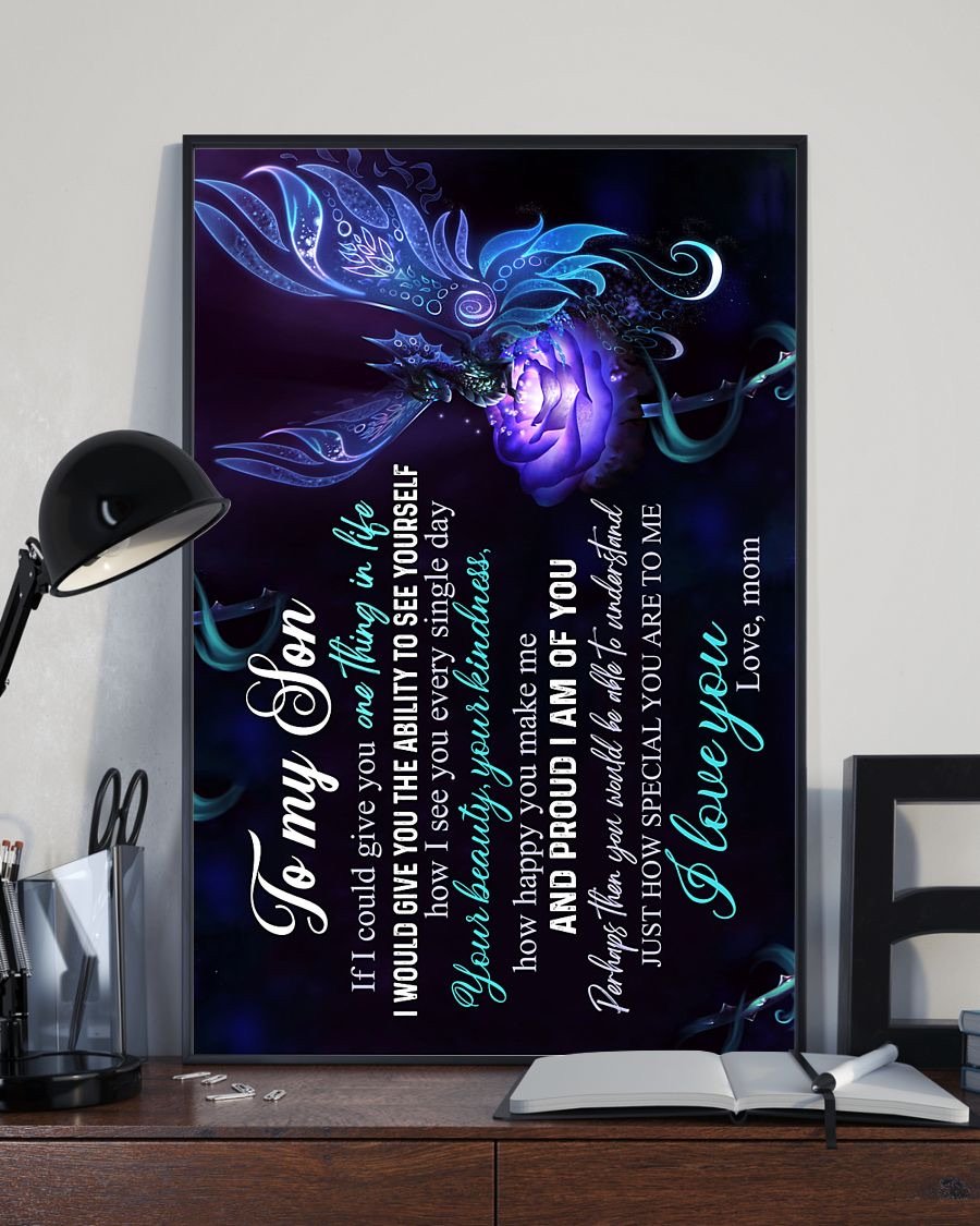 To My Son Poster - Great Gifts For Your Son-A Loves Gift