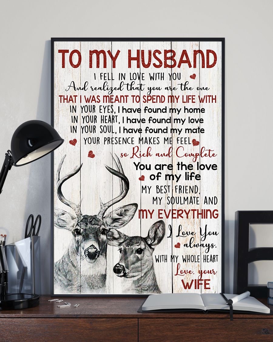 Perfect Gifts For Husband - To My Husband Poster-A Loves Gift