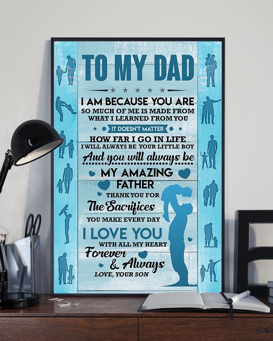 To My Dad Poster-A Loves Gift