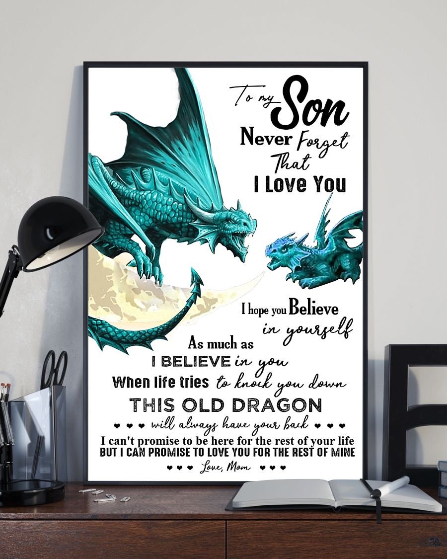 To My Son Poster - Great Gifts For Your Son-A Loves Gift