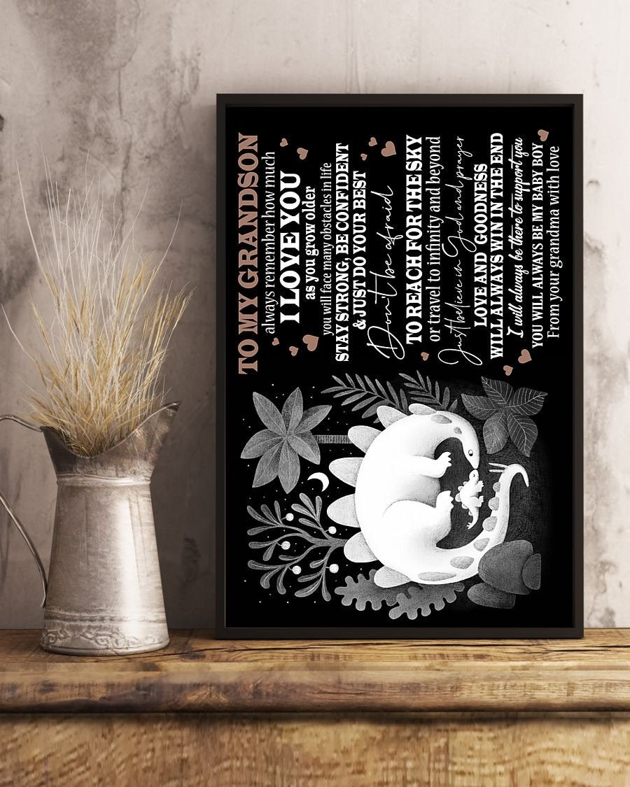 To My Grandson Poster-A Loves Gift